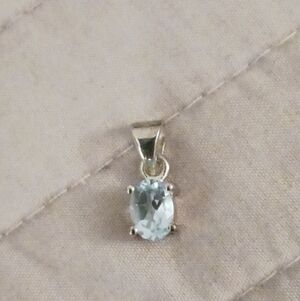 Gemporia 1.50ct Sky Blue Topaz Sterling Silver Aryonna Pendant